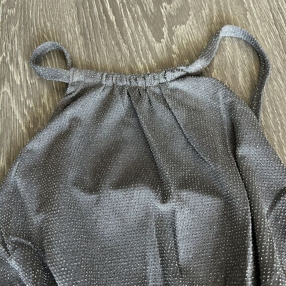 Show Me Your Mumu XS Amanda Maxi Dress Dancing Queen Shine Smoke NEW - Picture 8 of 11